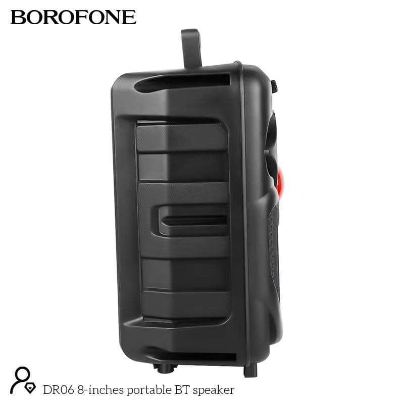 Borofone DR06 8 inch Portable Sports Wireless Bluetooth Speaker ( Black) Borofone DR06 8 inch Portable Sports Wireless Bluetooth Speaker ( Black)
